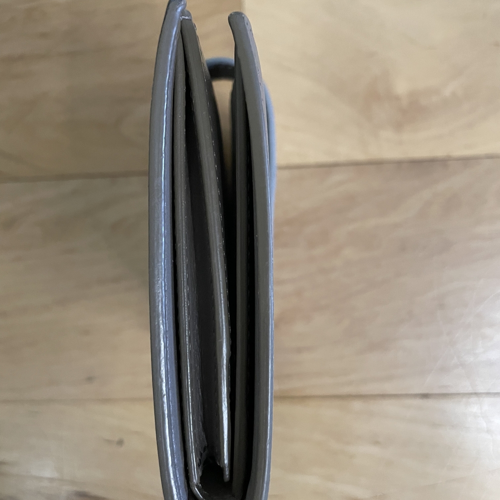 Celine Small Strap Wallet — Gray with Light Blue Strap - Picture 3 of 7